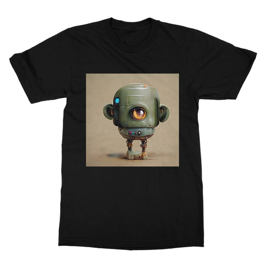 One Eye Robot Pop Softstyle T-Shirt