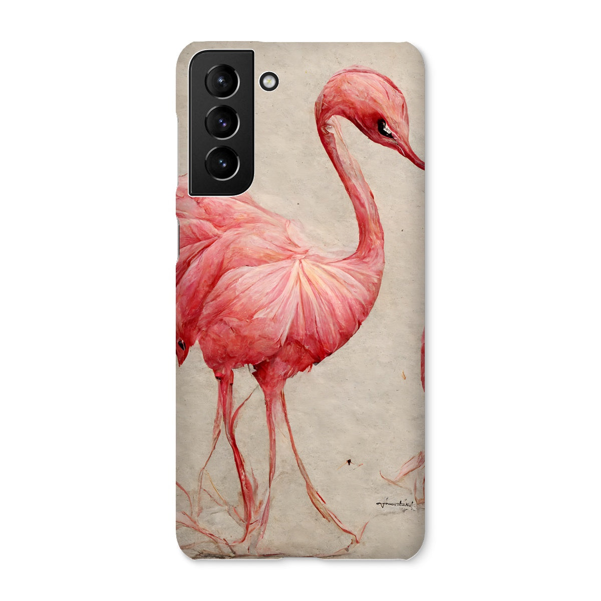 Flamingo Sketch Colors Snap Phone Case