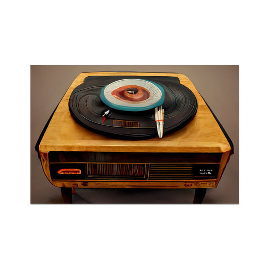 Retro Vinyl Fine Art Print