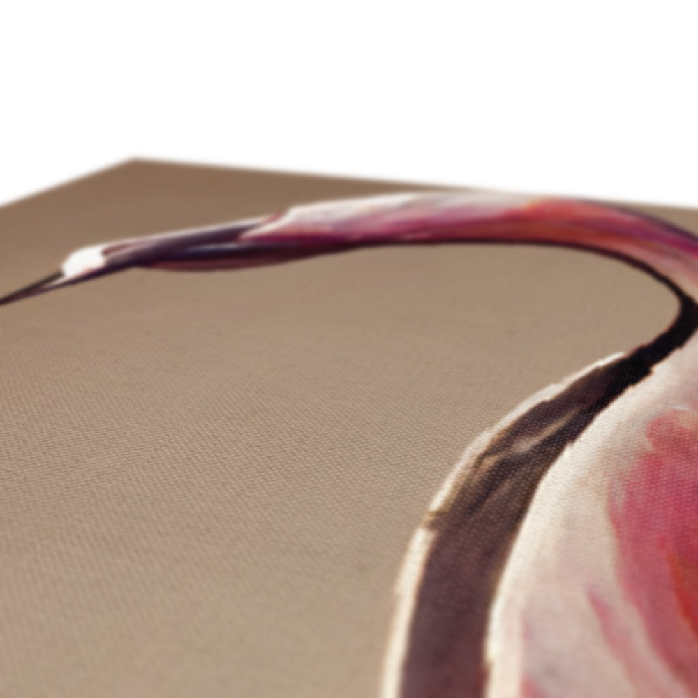 Flamingo Feathers Canvas