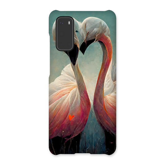 Flamingo Cuddles Snap Phone Case