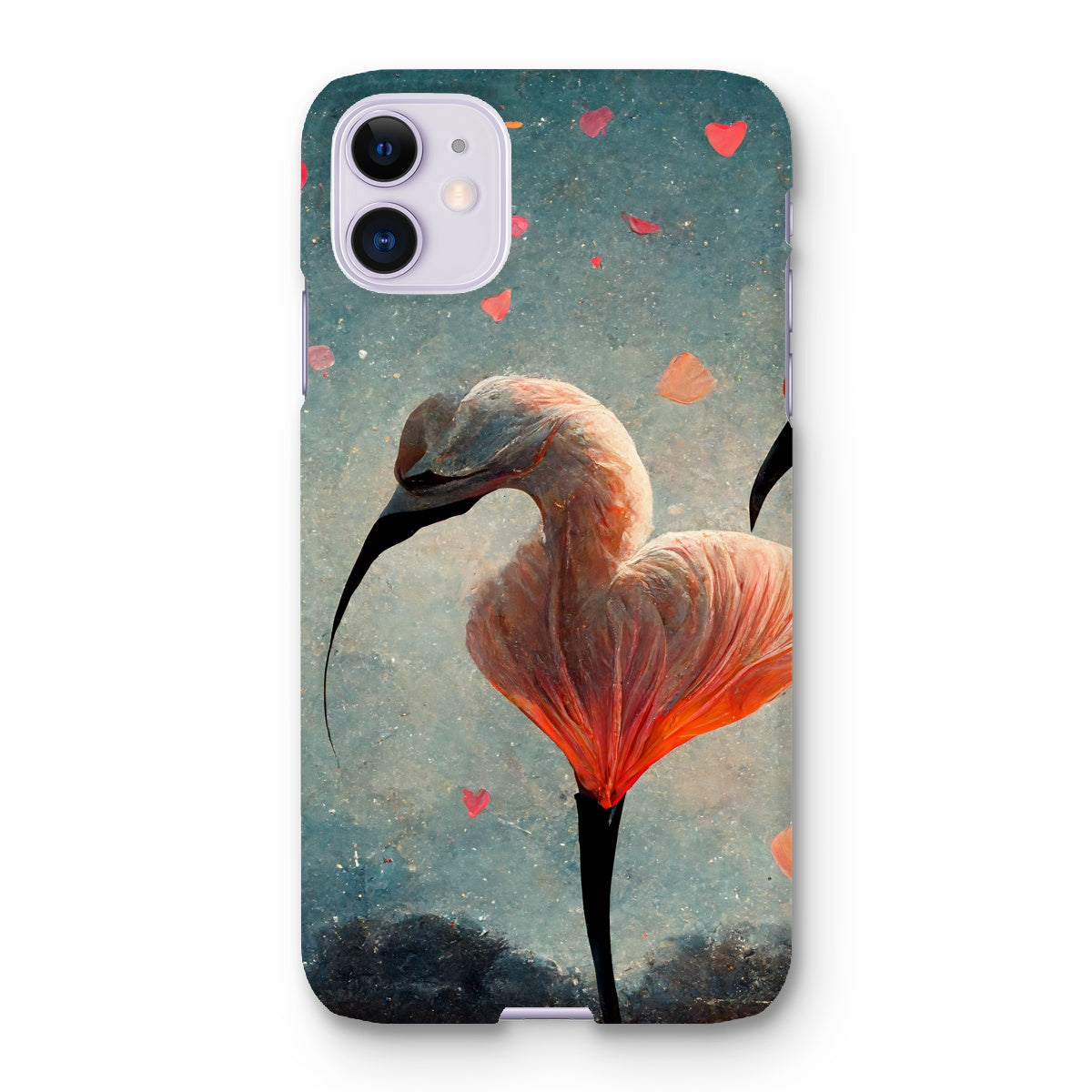 Flamingo Valentine Snap Phone Case