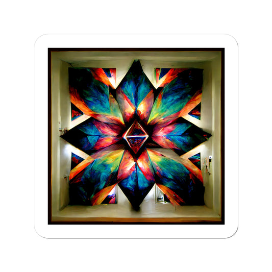 Kaleidoscope Window Sticker