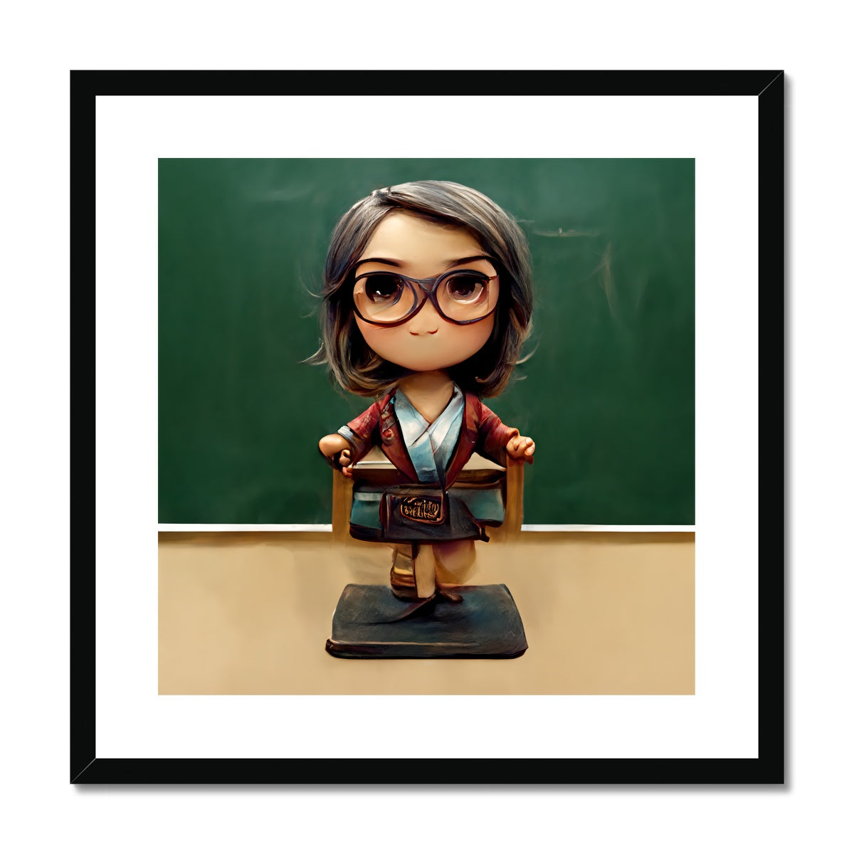 TeachMe Teacher Pop Framed & Mounted Print