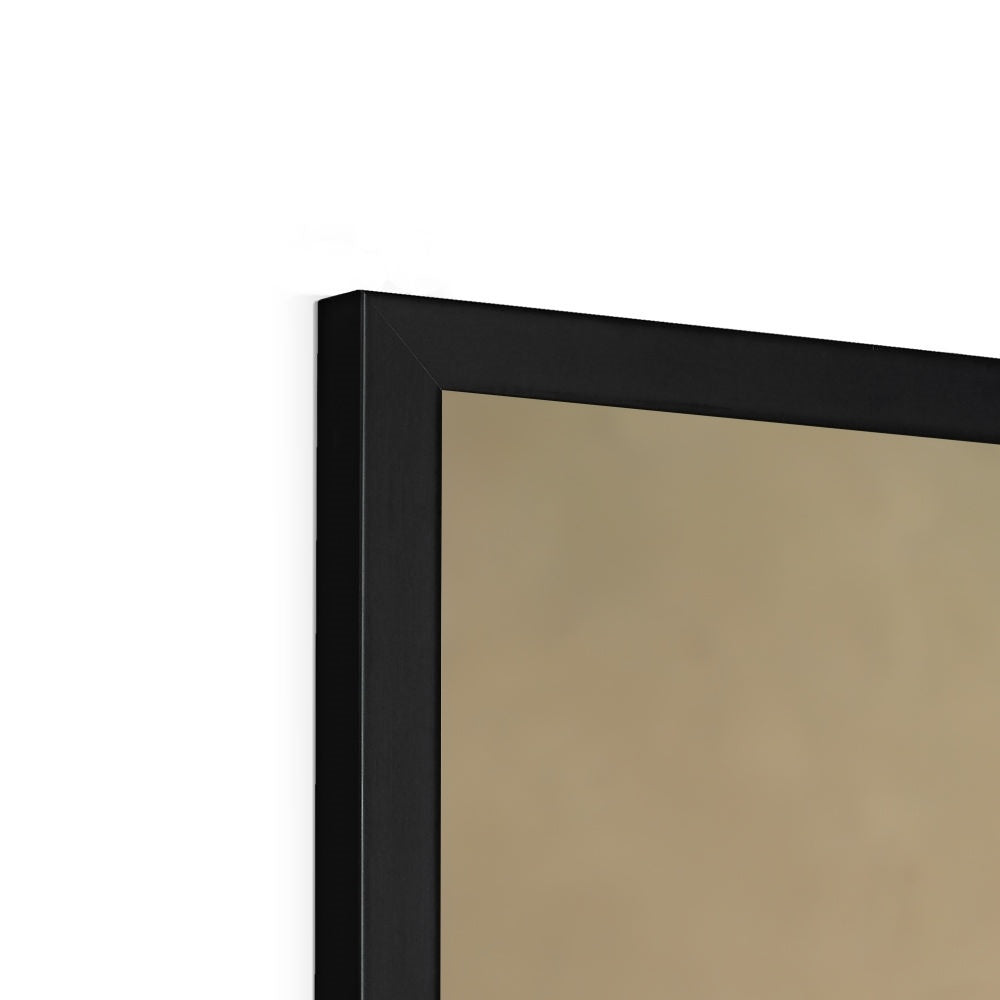 One Eye Robot Pop Framed Print