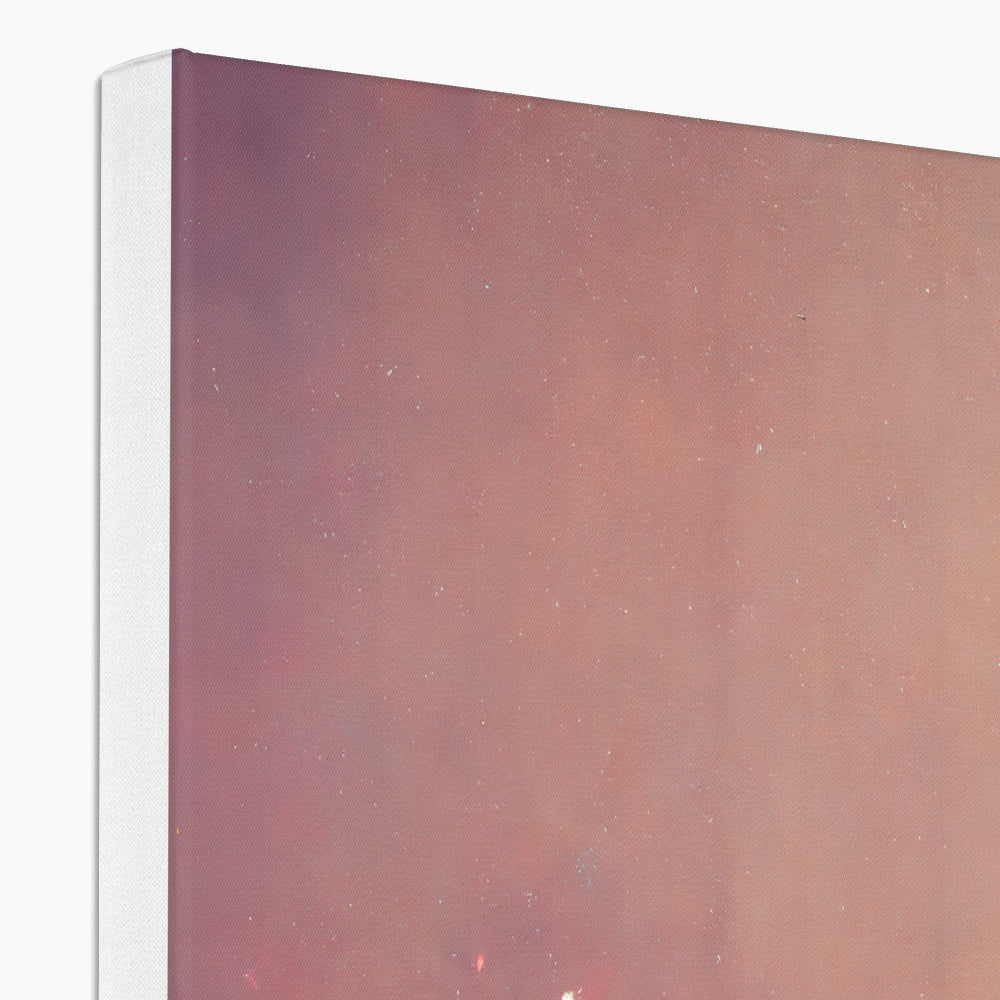 Flamingo Standing Alone Canvas