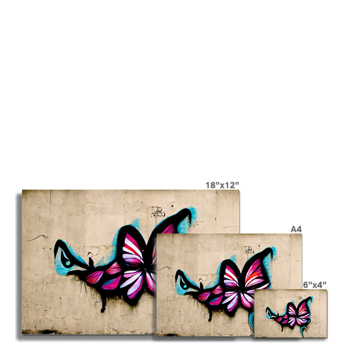 Brick Butterfly Fine Art Print