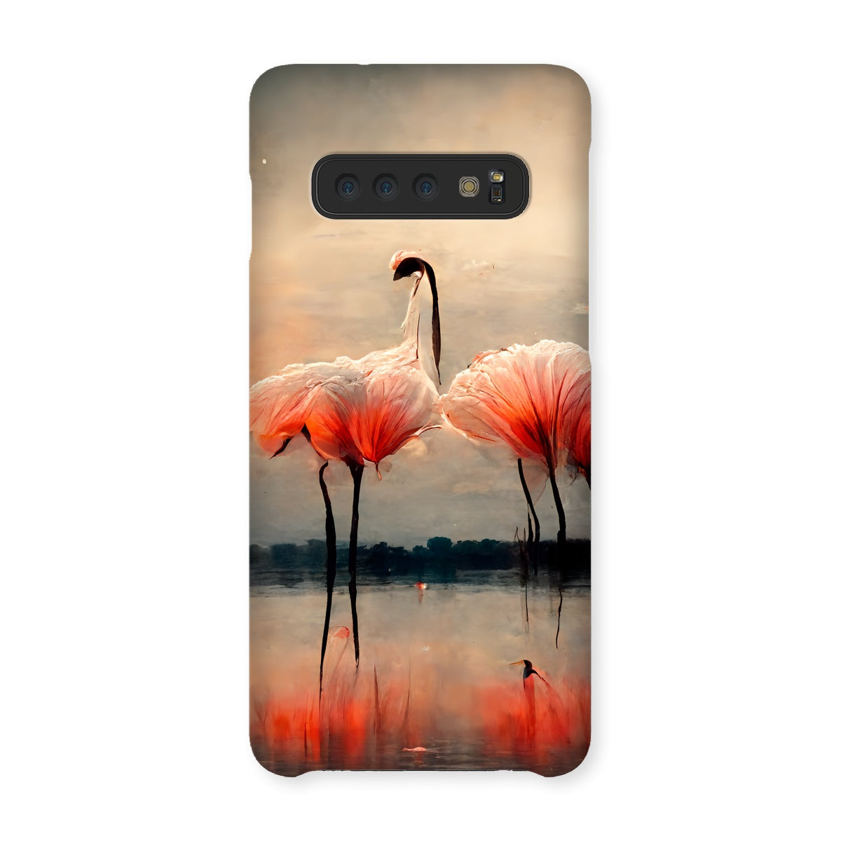 Flamingo Sunset Snap Phone Case