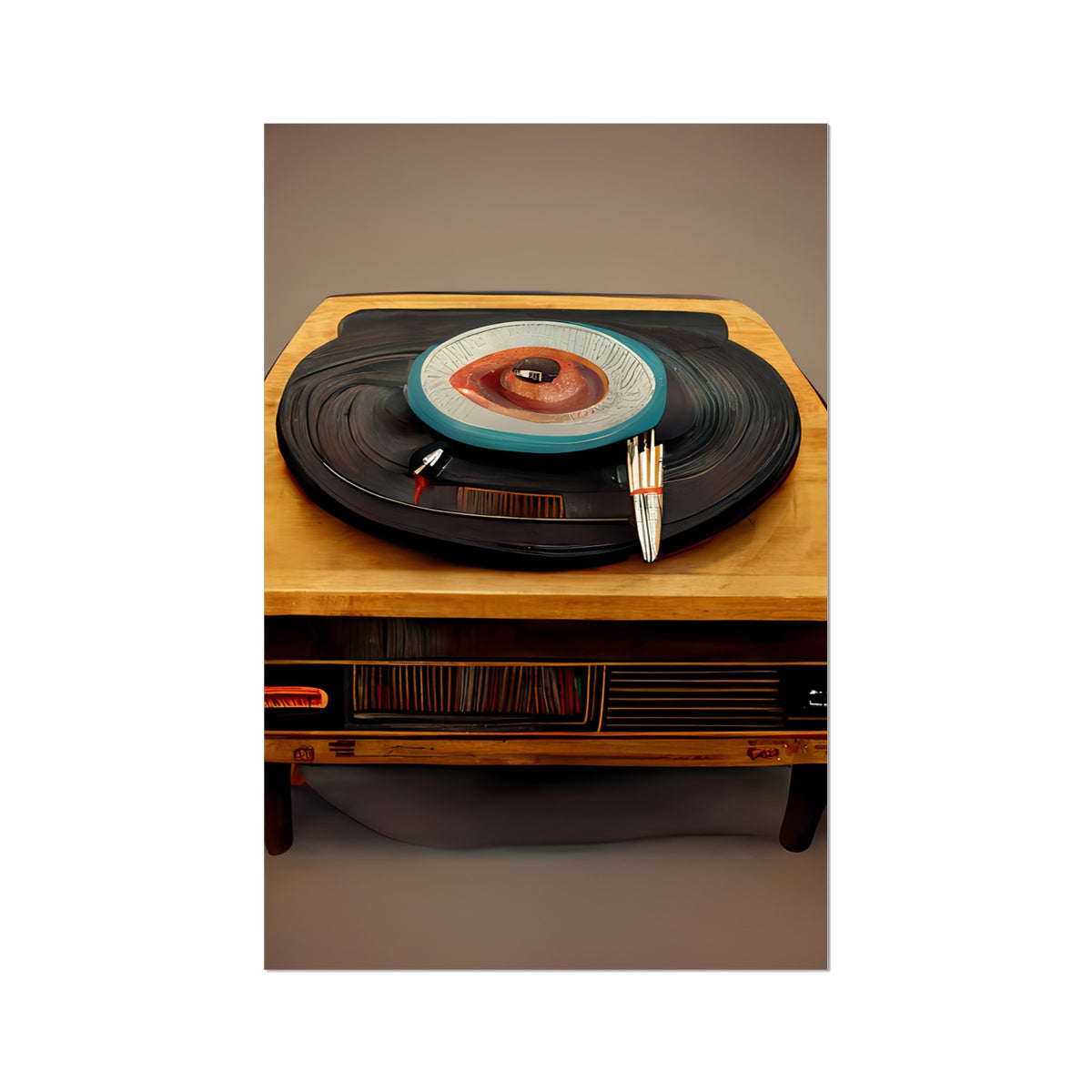 Retro Vinyl Fine Art Print