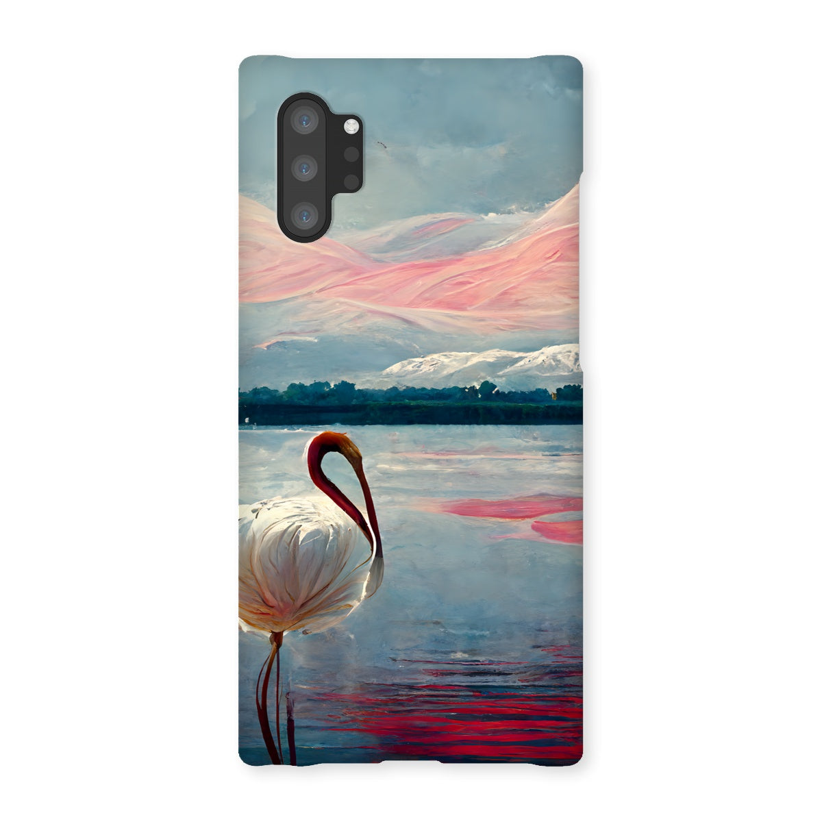 Flamingo Mountains Snap Phone Case