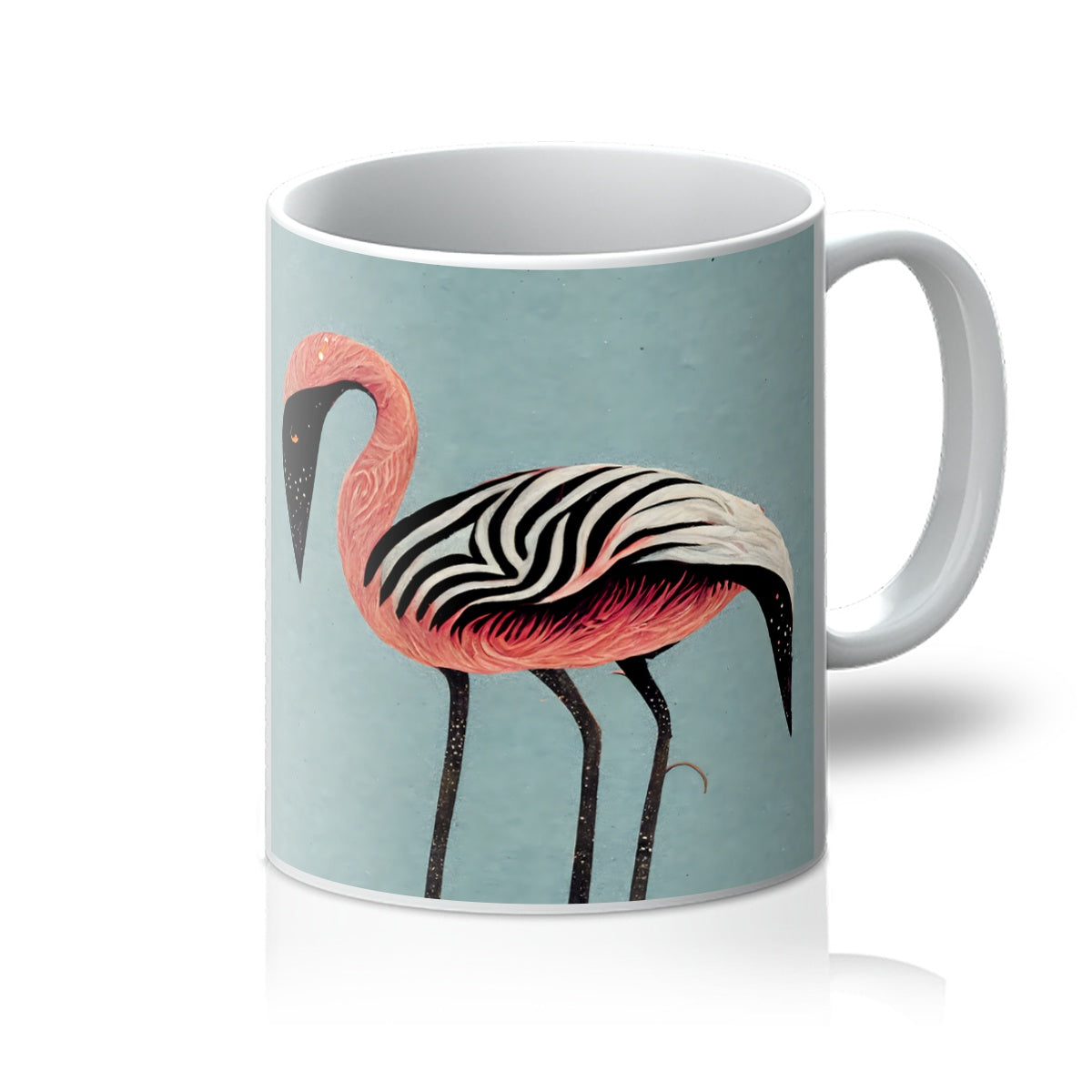 Zebra Flamingo Mug