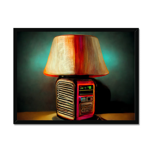 Lamp Frequencies Framed Print