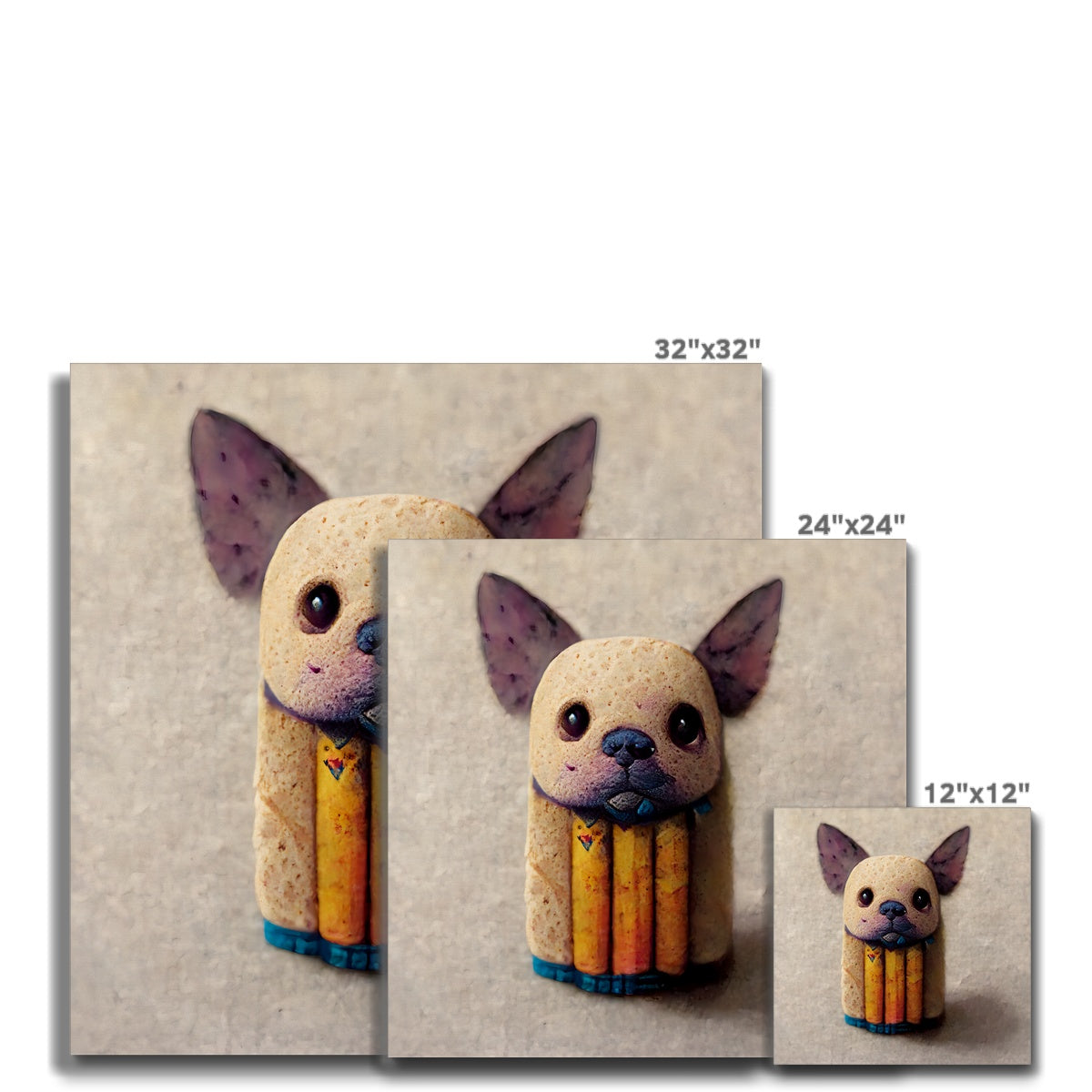 Pencil Head Pop Canvas