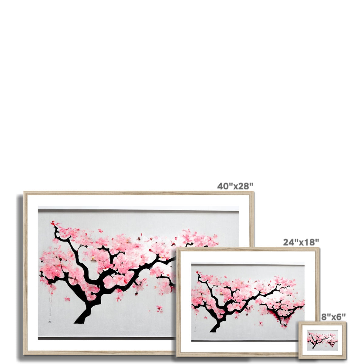 Cherry Moods Framed & Mounted Print