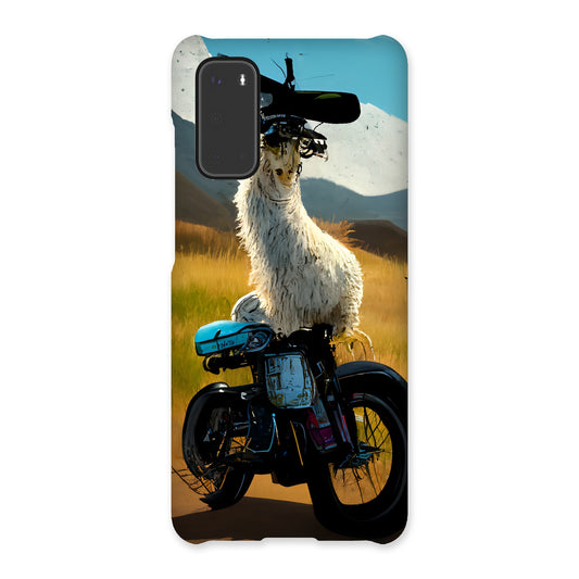 Llama on a Bike Snap Phone Case