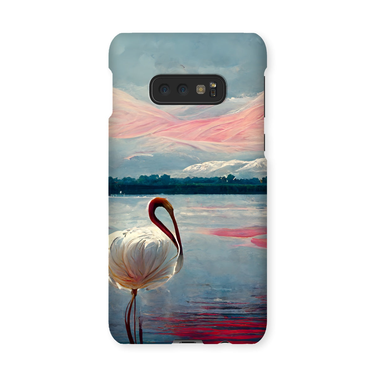 Flamingo Mountains Snap Phone Case