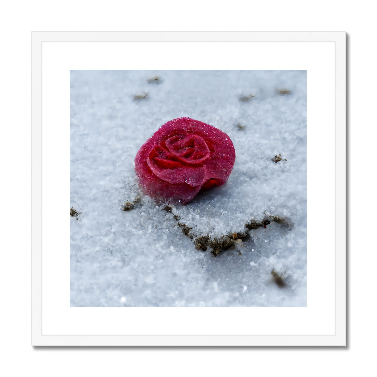 Frozen Love Framed & Mounted Print