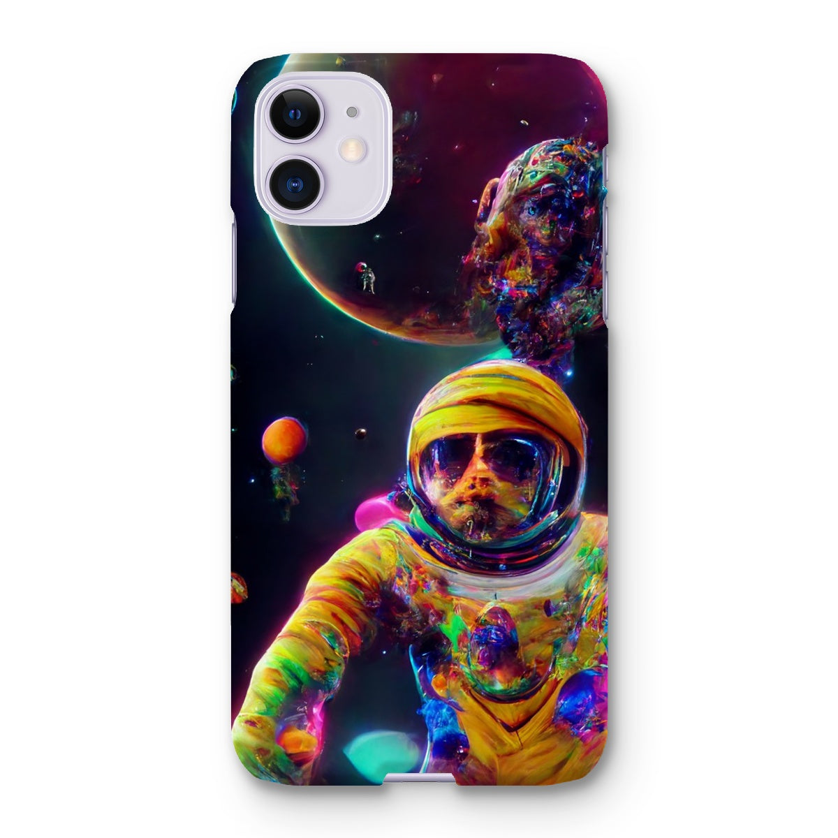 Psychedelic Astronaut in Space Snap Phone Case