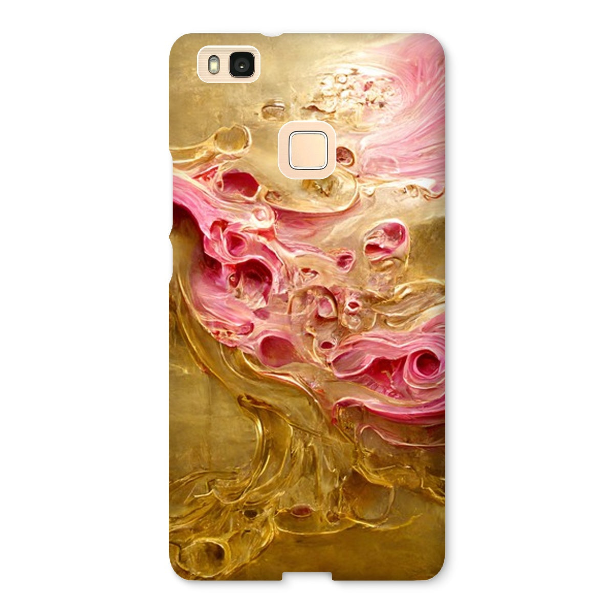 Swirls of Gold and Pinkk Snap Phone Case