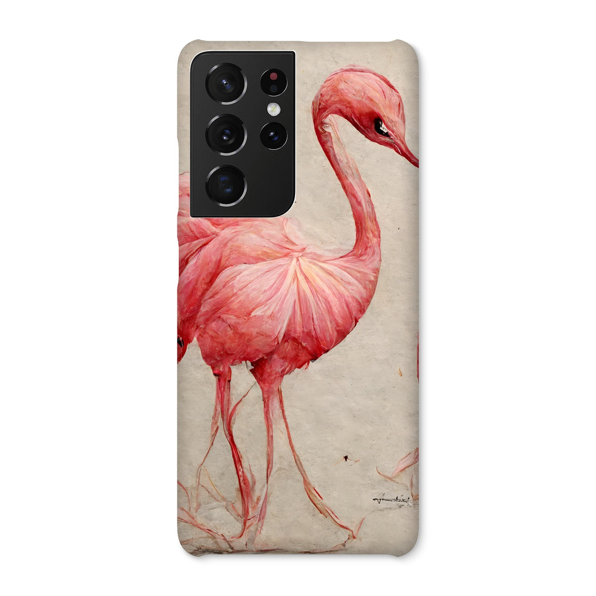 Flamingo Sketch Colors Snap Phone Case