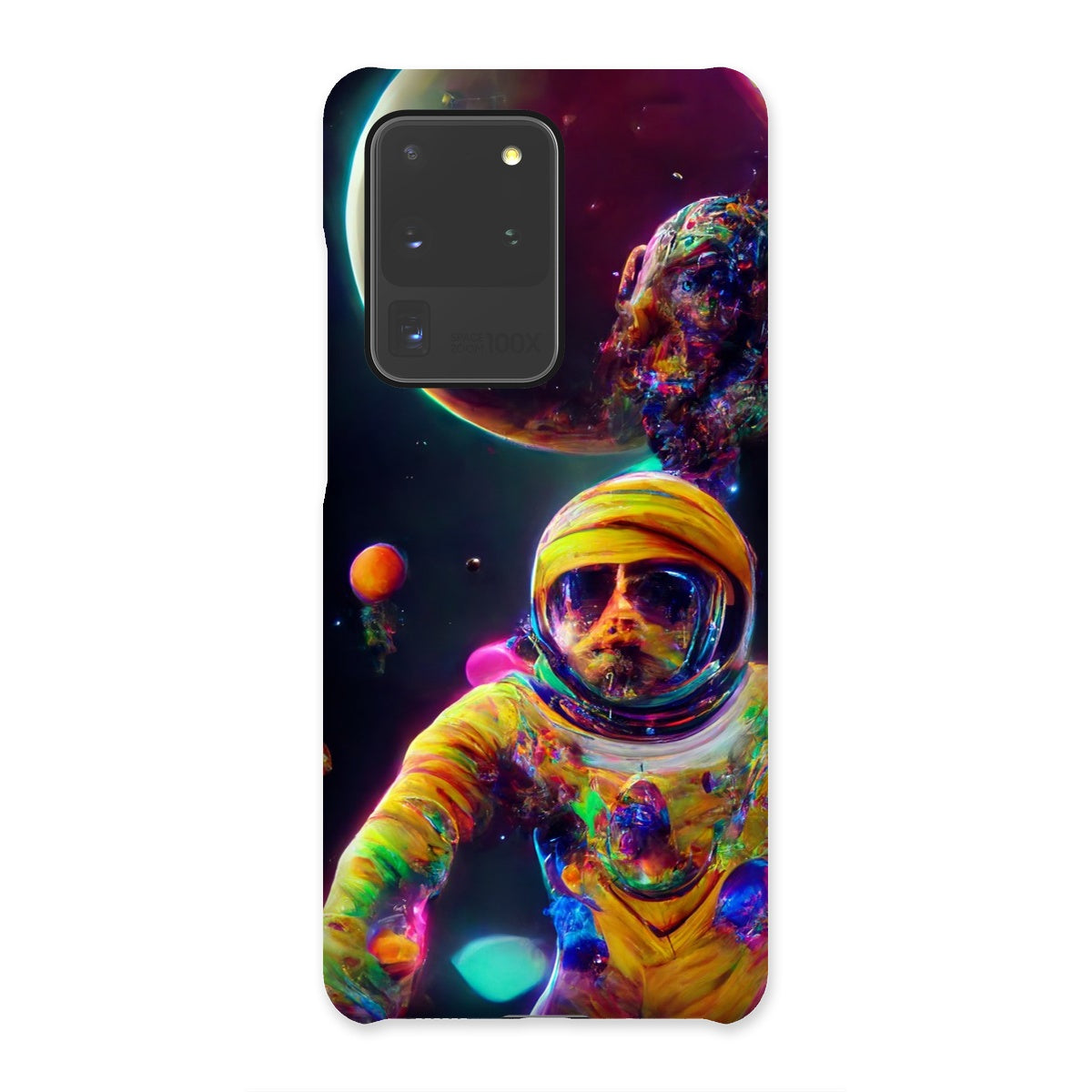 Psychedelic Astronaut in Space Snap Phone Case