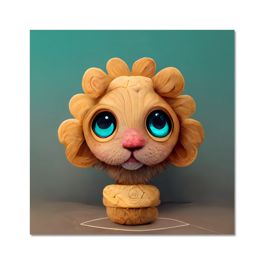 Cute Roar Popit Fine Art Print