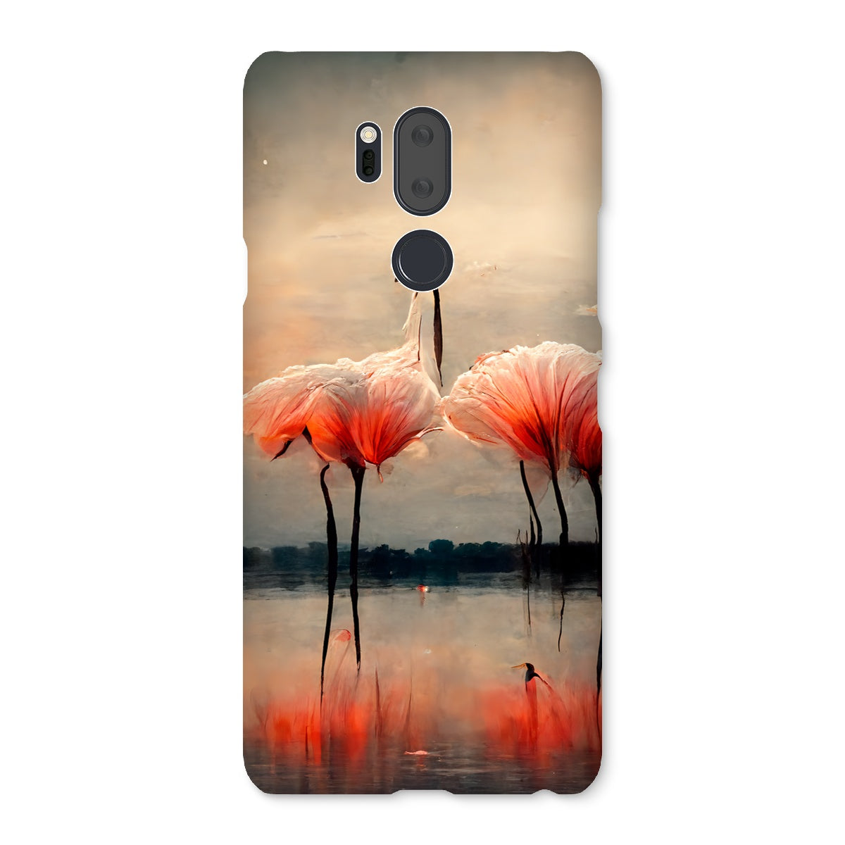 Flamingo Sunset Snap Phone Case