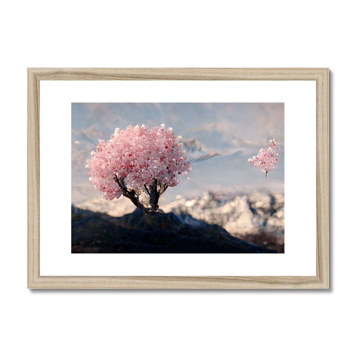 Cherry Crystals Framed & Mounted Print