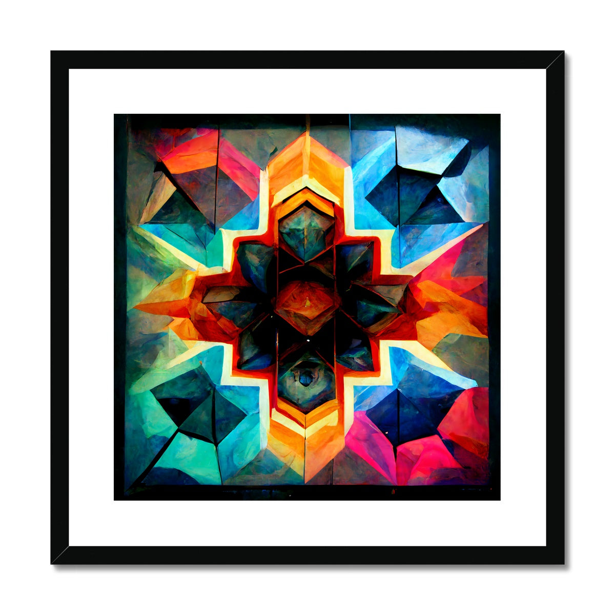 Kaleidoscope Waters Framed & Mounted Print