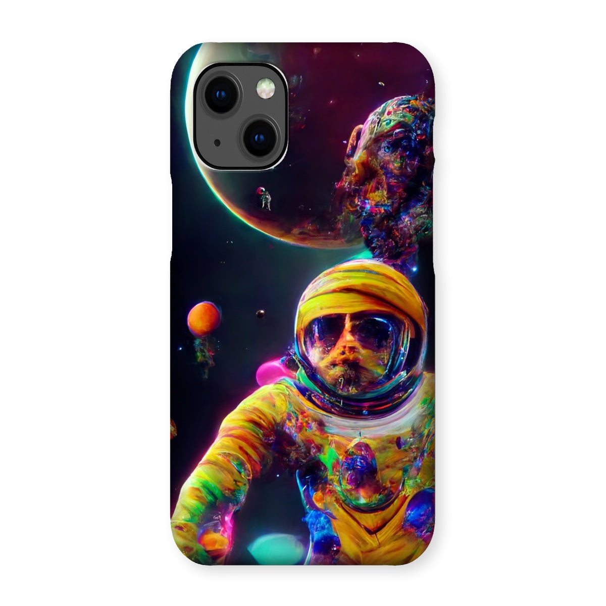 Psychedelic Astronaut in Space Snap Phone Case