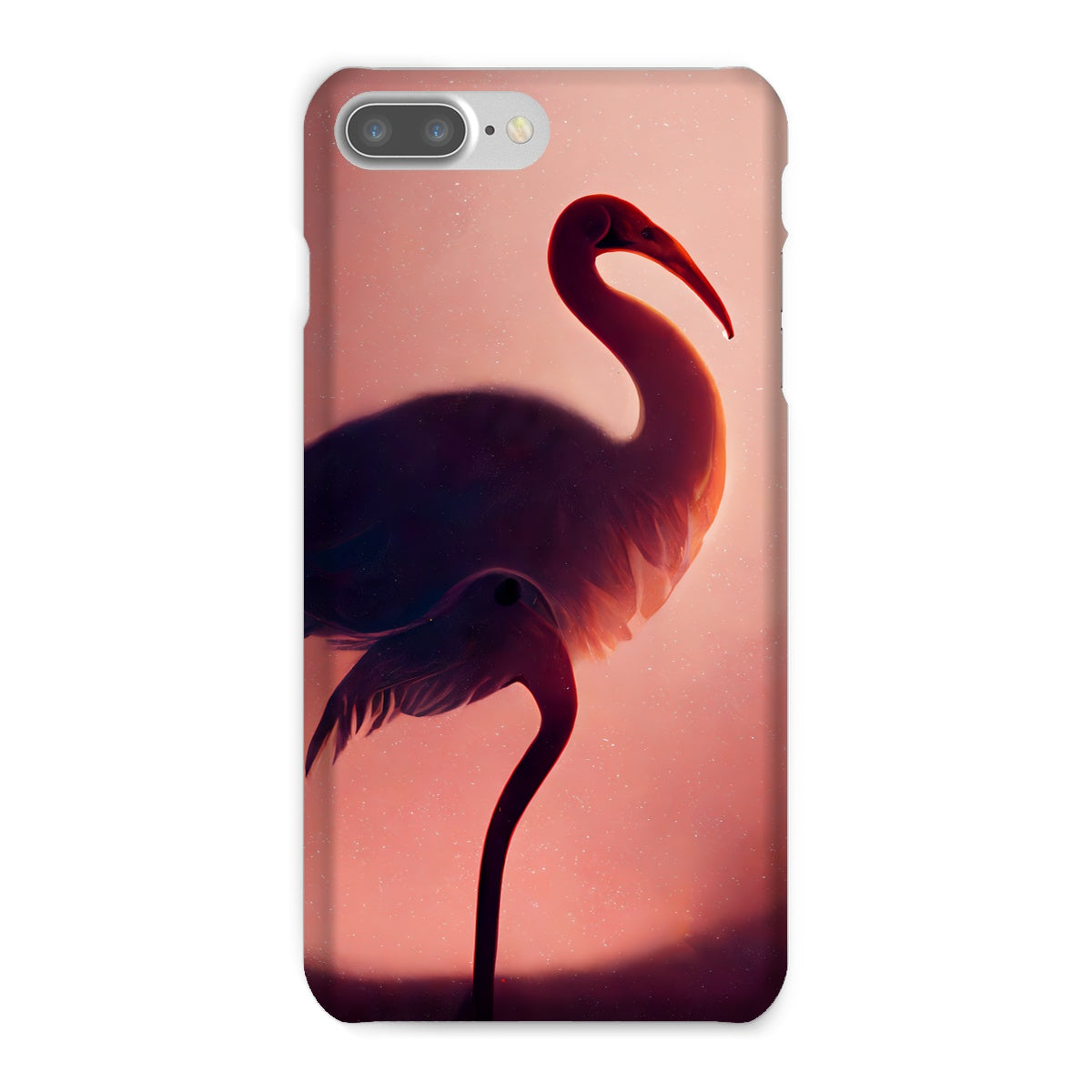 Flamingo Shadows Snap Phone Case