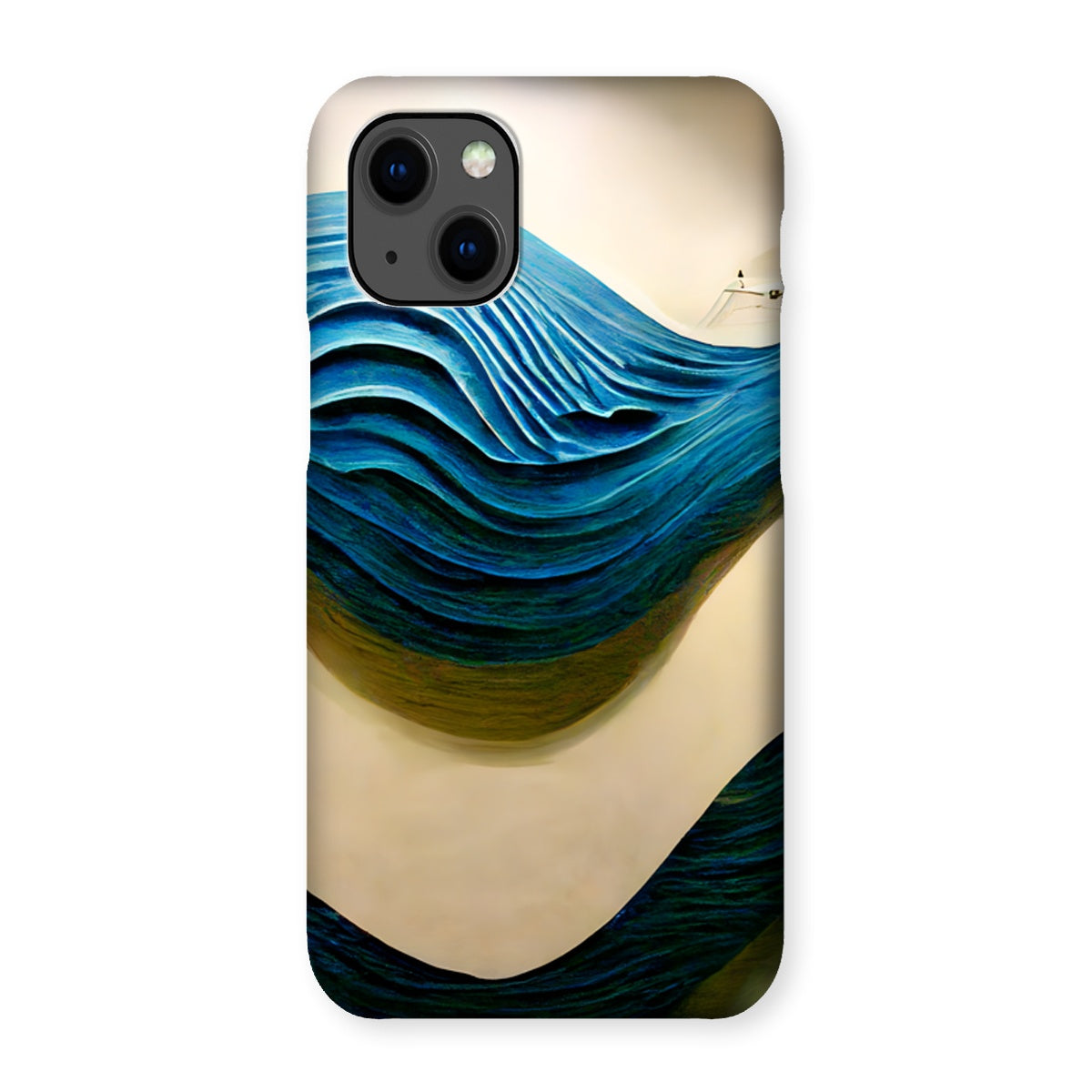 Blue Waves Snap Phone Case