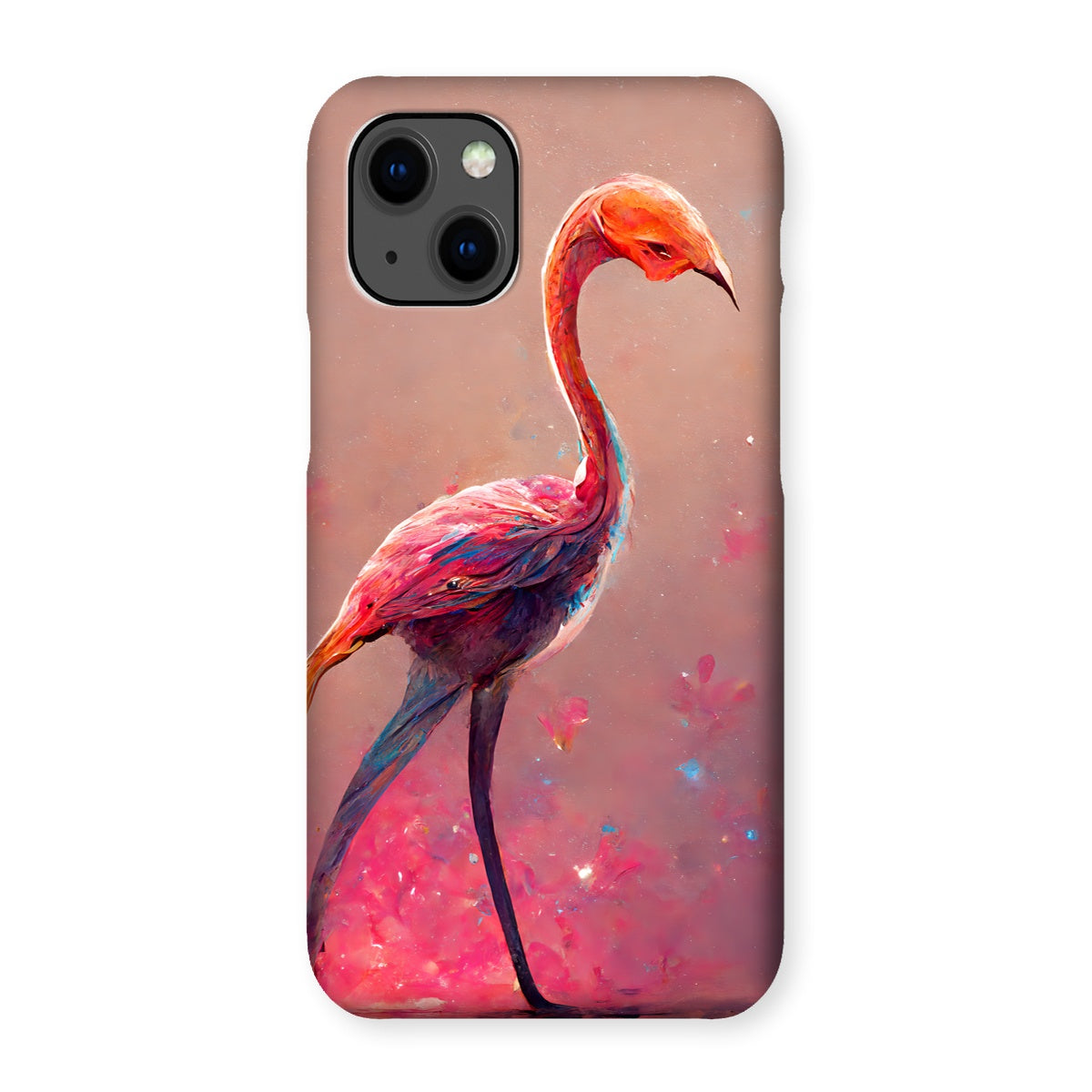 Flamingo Standing Alone Snap Phone Case