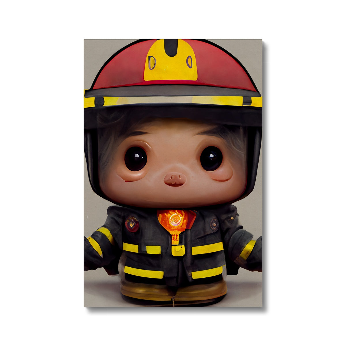 Fireman Guy Pop Canvas