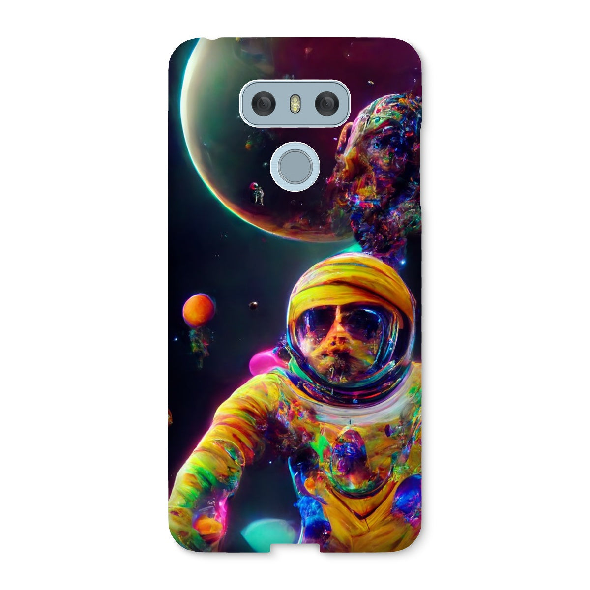 Psychedelic Astronaut in Space Snap Phone Case