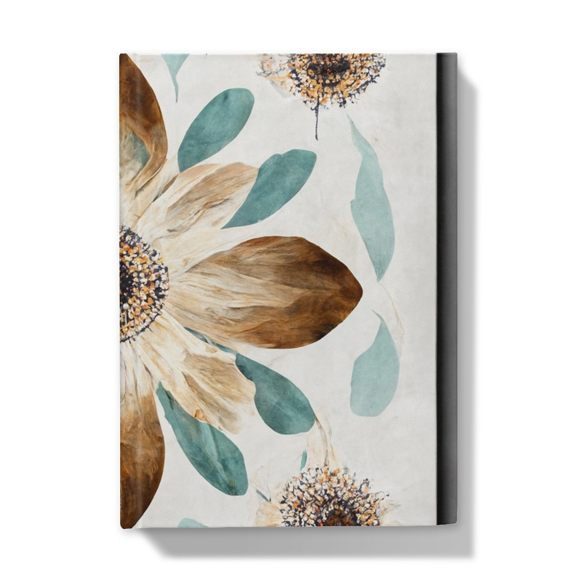 Boho Flower Brown Hardback Journal