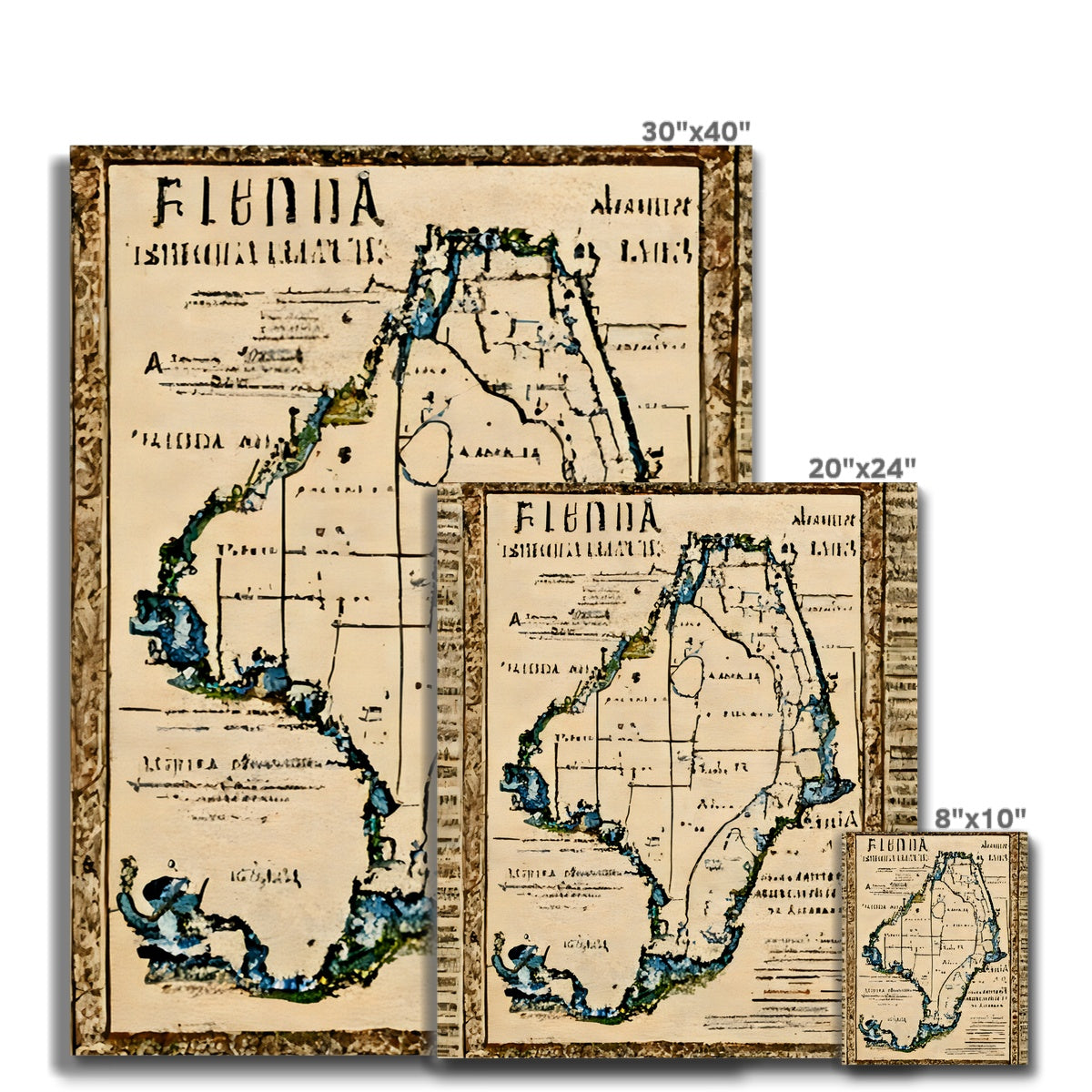 Florida Antiqua Canvas