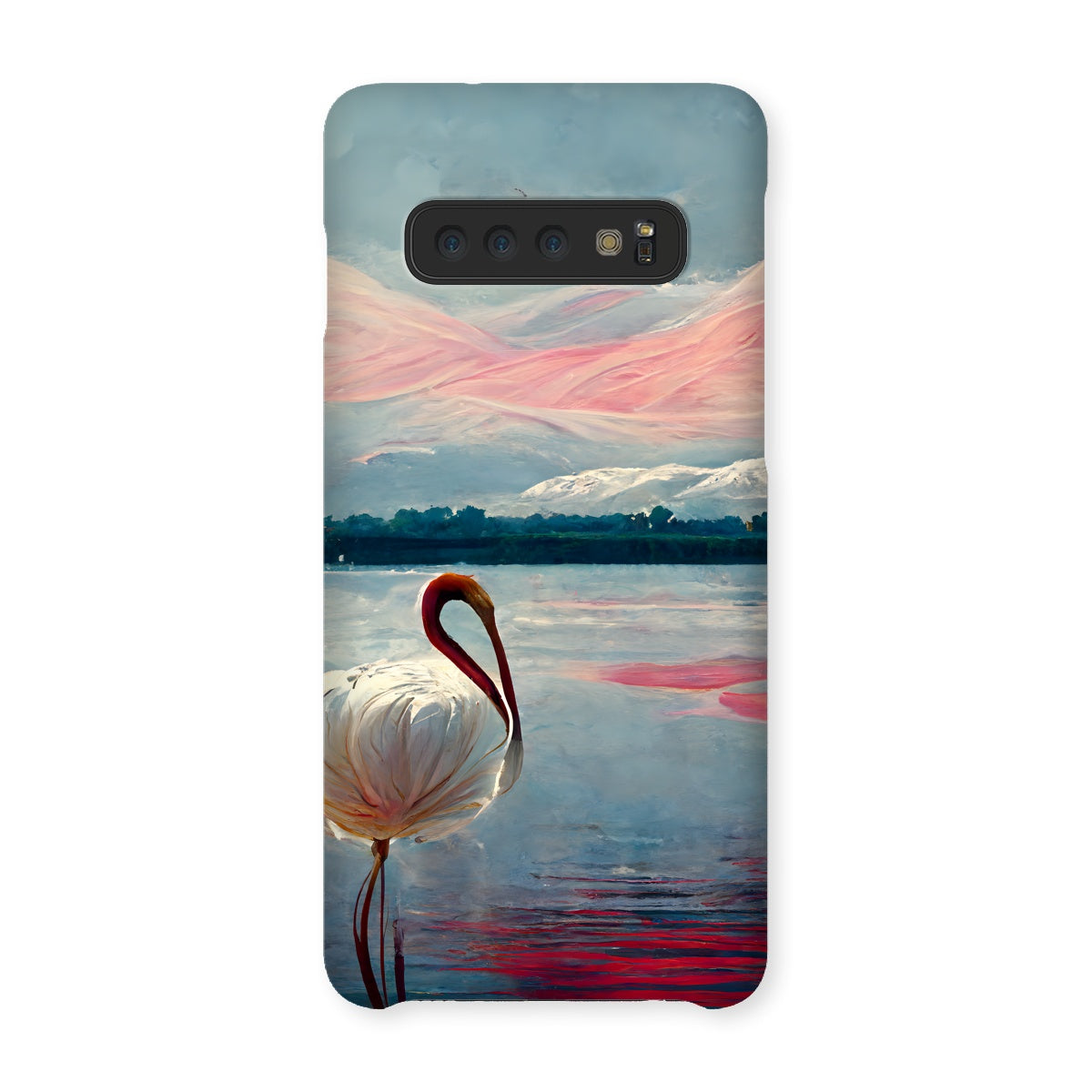 Flamingo Mountains Snap Phone Case