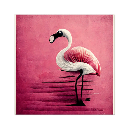 Flamingo Standing Proud Fine Art Print
