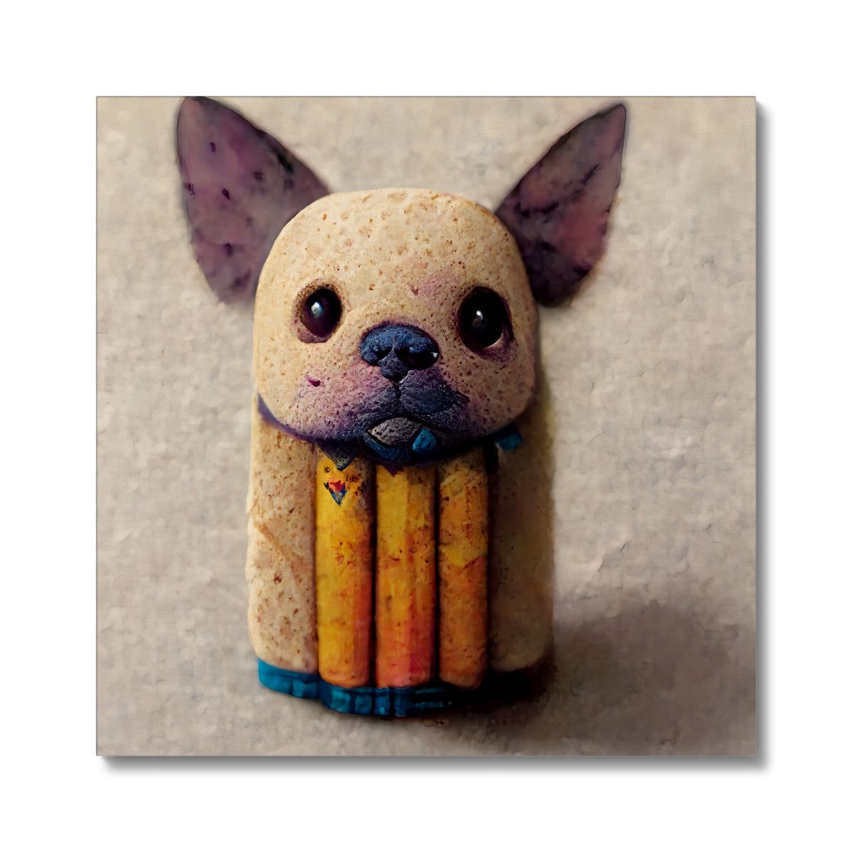Pencil Head Pop Canvas