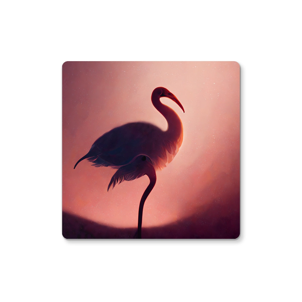 Flamingo Shadows Coaster