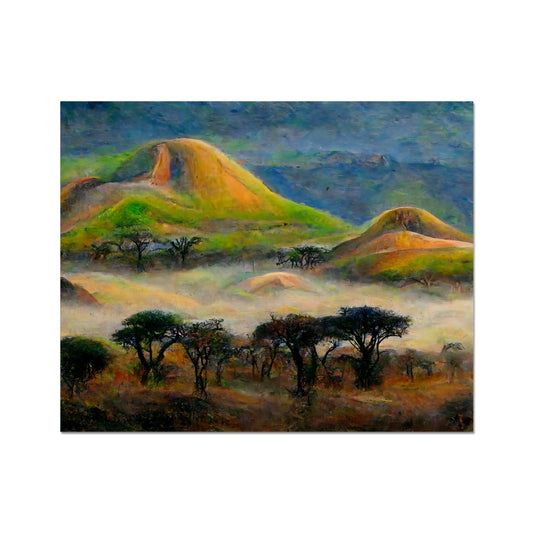 Rolling Hills Africa Fine Art Print