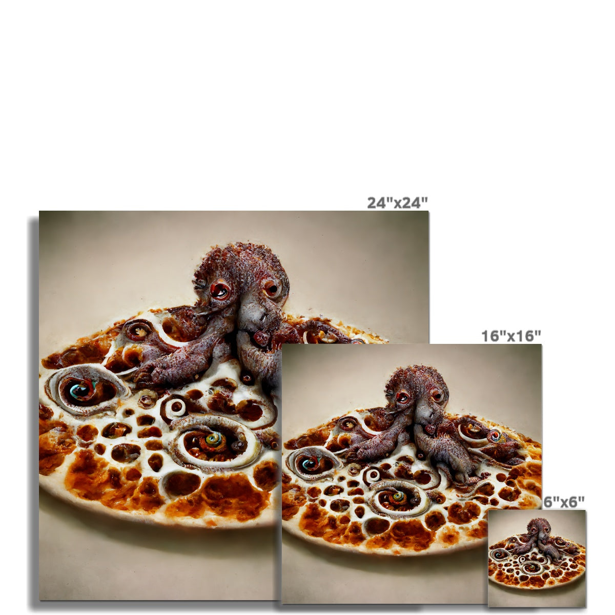 Hungry Octopus Fine Art Print