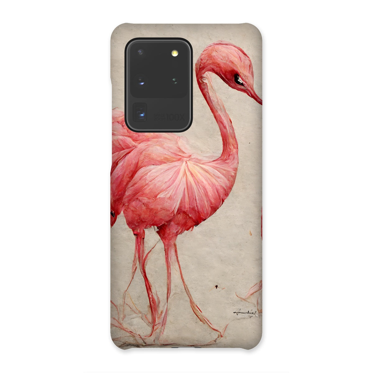 Flamingo Sketch Colors Snap Phone Case