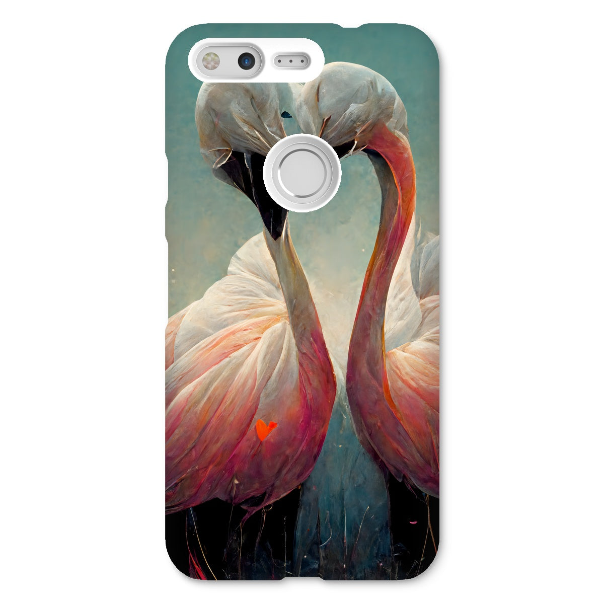 Flamingo Cuddles Snap Phone Case