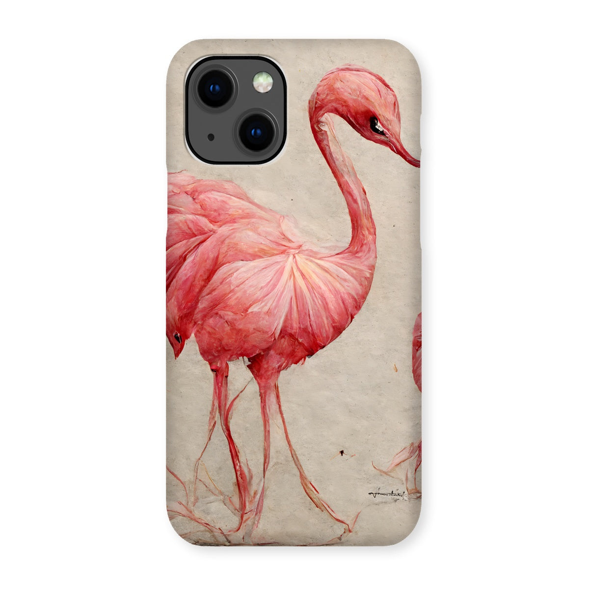 Flamingo Sketch Colors Snap Phone Case