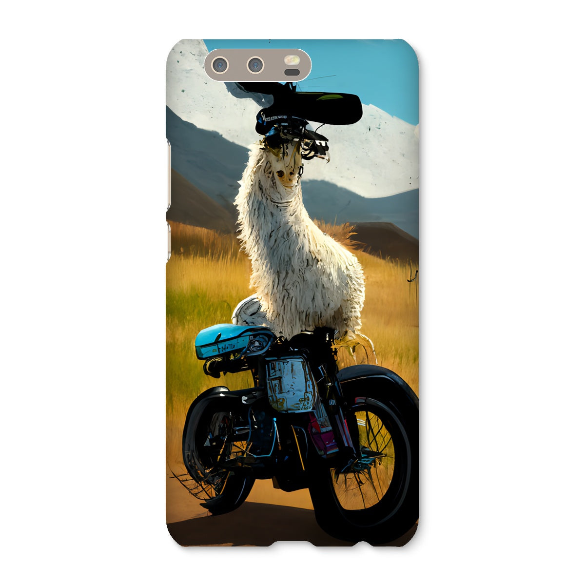 Llama on a Bike Snap Phone Case