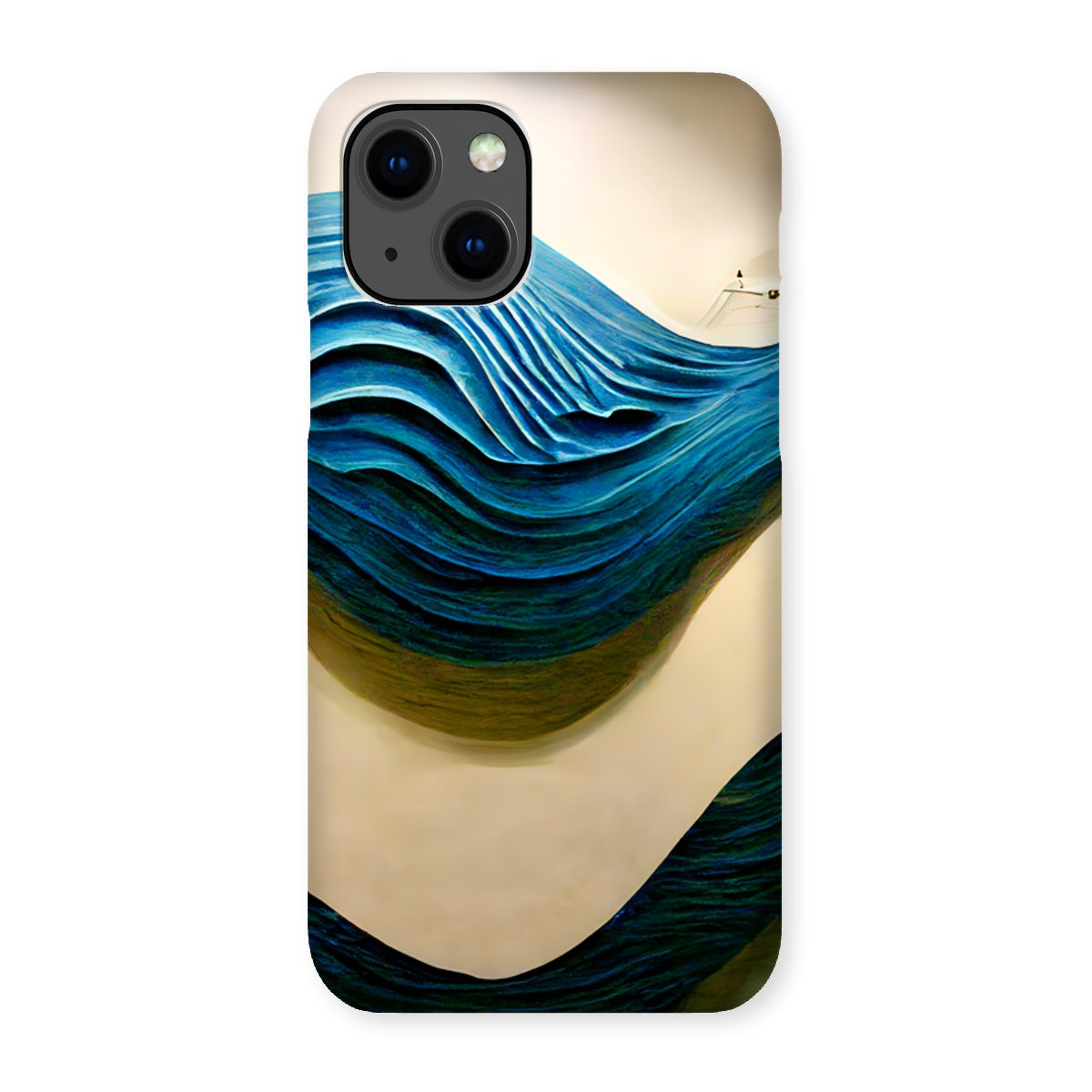 Blue Waves Snap Phone Case