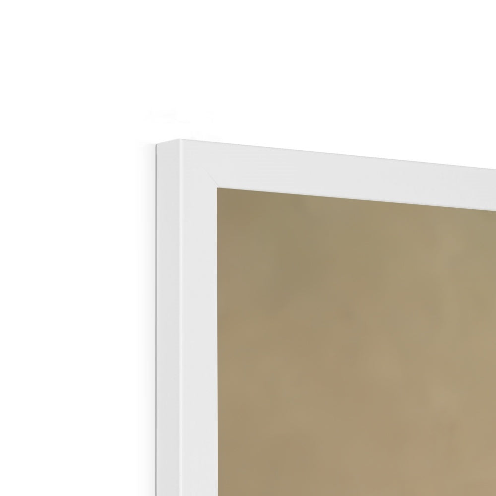 One Eye Robot Pop Framed Print
