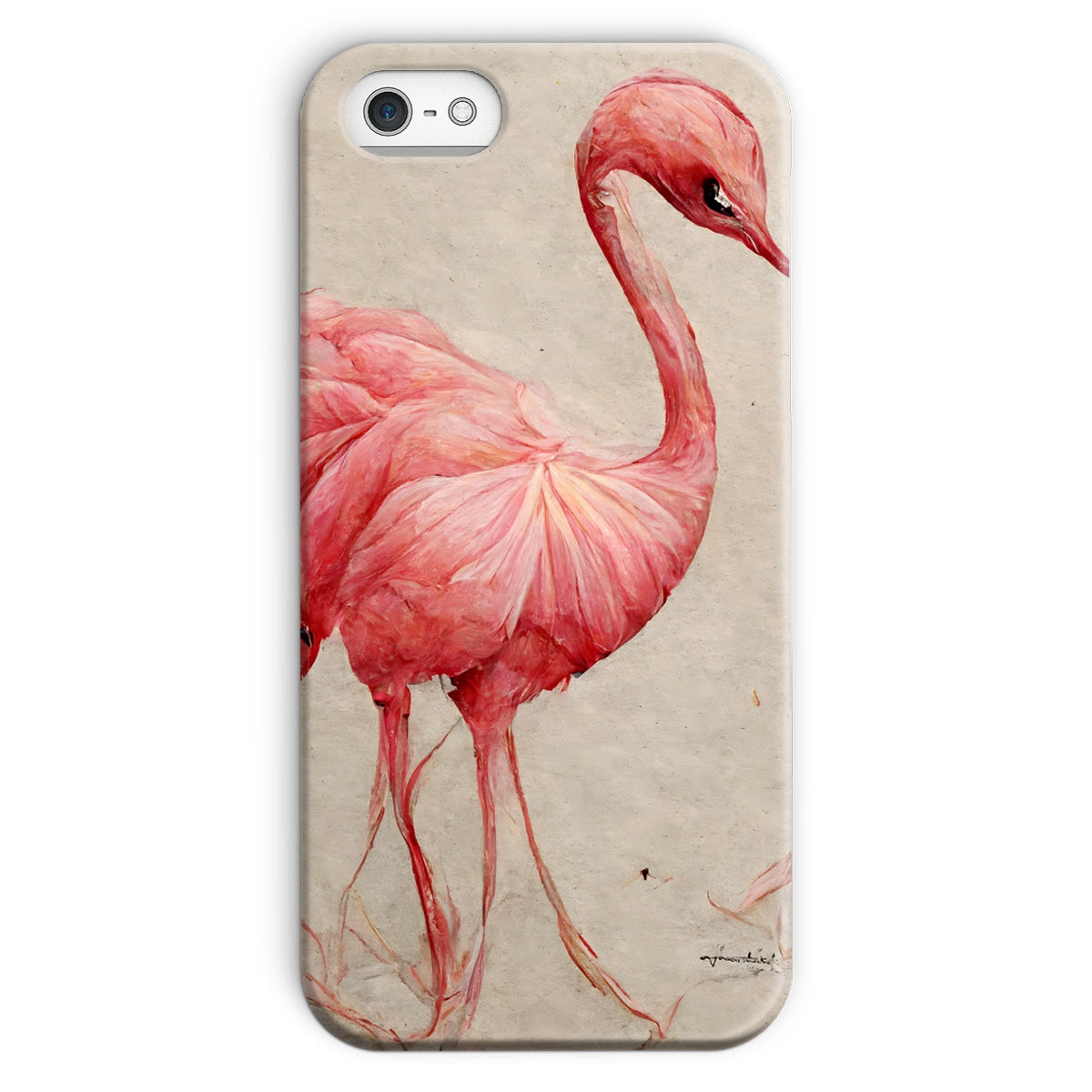 Flamingo Sketch Colors Snap Phone Case